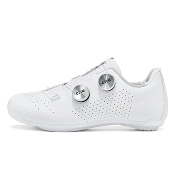 Speed Road Radsportschuh MTB Cleat-Schuhe Mountainbike Flachpedal-Schuh Herren Atmungsaktives Leichtes