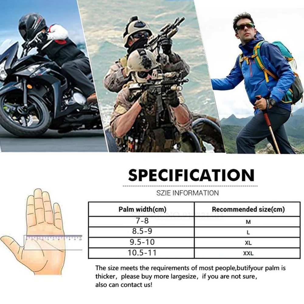 Motorradhandschuhe für Herren und Damen, Motocross – Bild 6