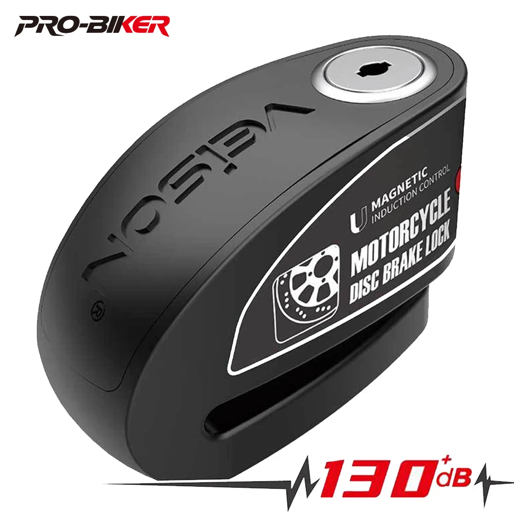 Motorrad Wasserdichtes Alarmschloss Fahrrad DiscLock Intelligenter Steuerbarer Alarm Scheibenbremsschloss