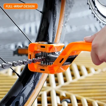 Motorrad-Kettenreiniger Fahrrad-Kettenreinigungsbürste Fahrrad-Reinigungsset Wartungs-Schrubbürste