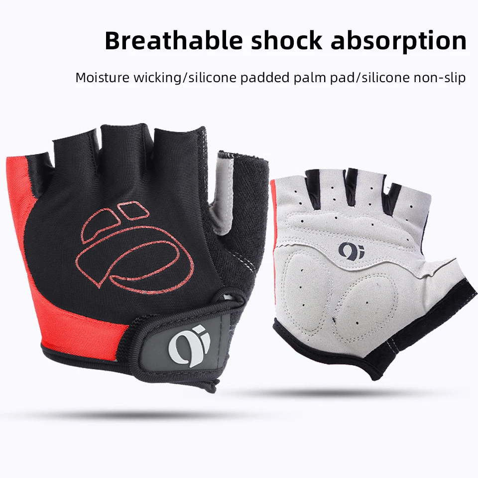 Radfahren Handschuhe Anti Slip Schock Atmungsaktive Fahrrad Halbe Finger Handschuhe Sport Gym Training Fahrrad