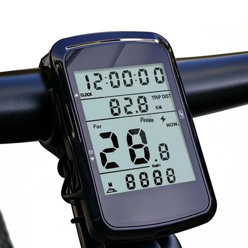 Fahrradcomputer mit Tachometer, USB-Ladefunktion, wasserdicht – Immagine 5