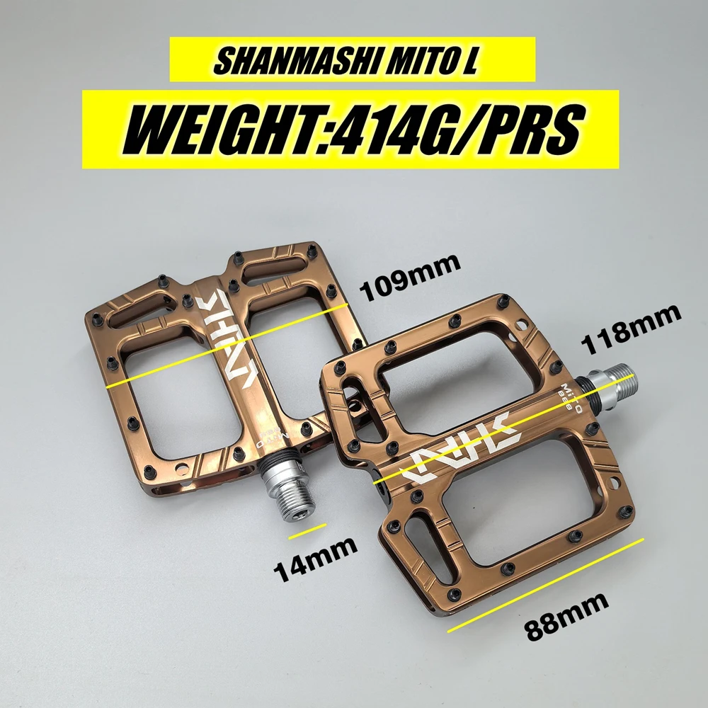 Ultraleichte Flat-Foot-Mountainbike-Pedale MTB CNC Aluminiumlegierung – Image 4