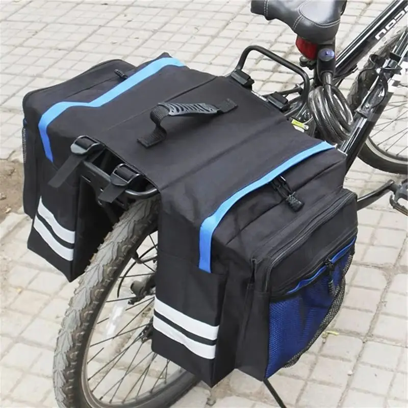 MTB Fahrrad-Gepäckträgertasche Langlebige Doppelseitige Fahrradtasche Fahrrad-Gepäcktasche für den Rücksitz