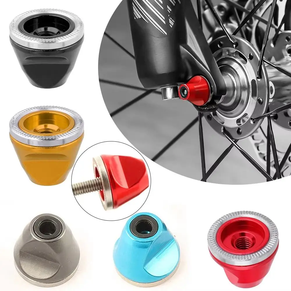 Aluminiumlegierung Fahrradlaufrad Schnellspanner Achsmutter – Image 4