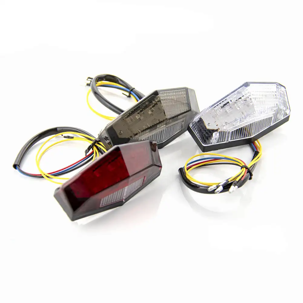 Universal Motorrad Blinker Motorrad Signal anzeige Moto Zubehör 11 LED – Bild 3