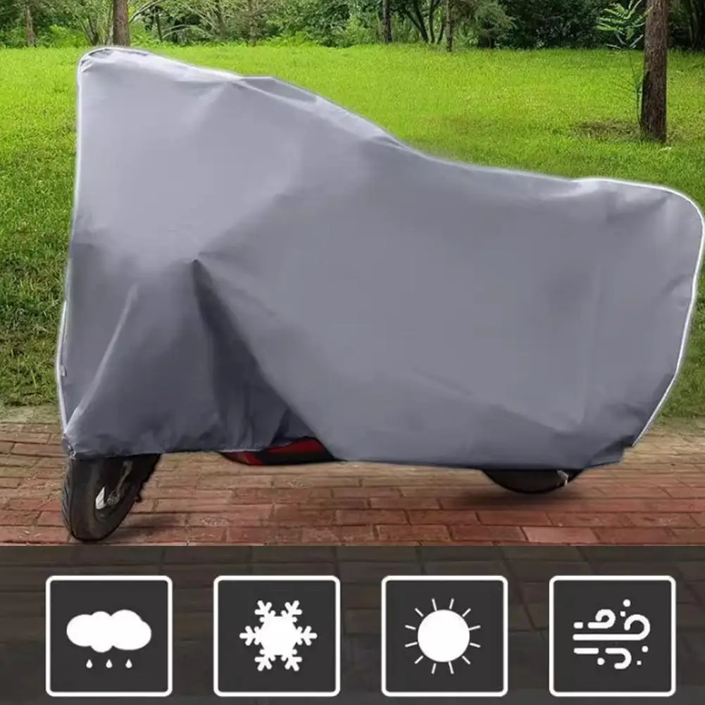 Motorradabdeckung Wasserdicht Outdoor Universell Regenfest Schneefest – Image 4
