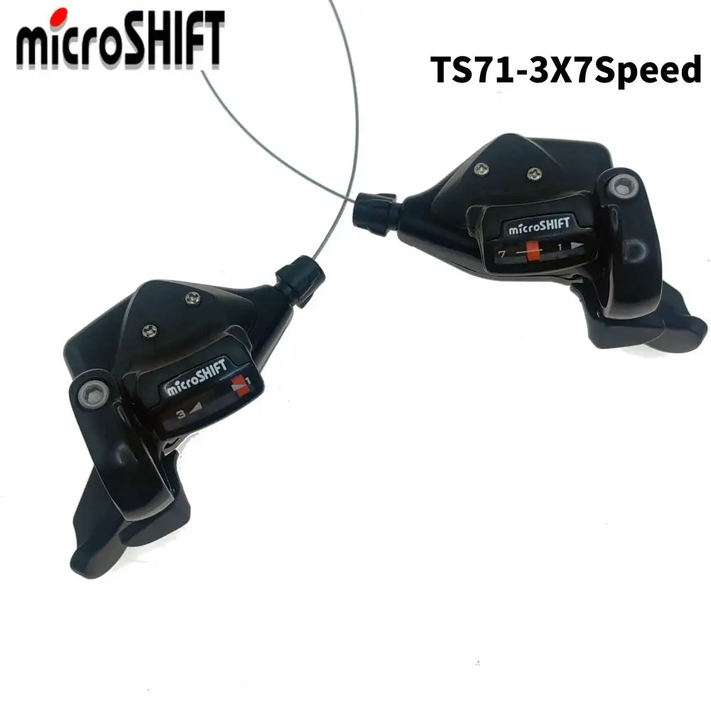 MicroSHIFT Fahrrad-Schaltwerk Vorder- und Hinterradschaltung 3/7 21-Gang MTB Mountainbike-Schalthebel