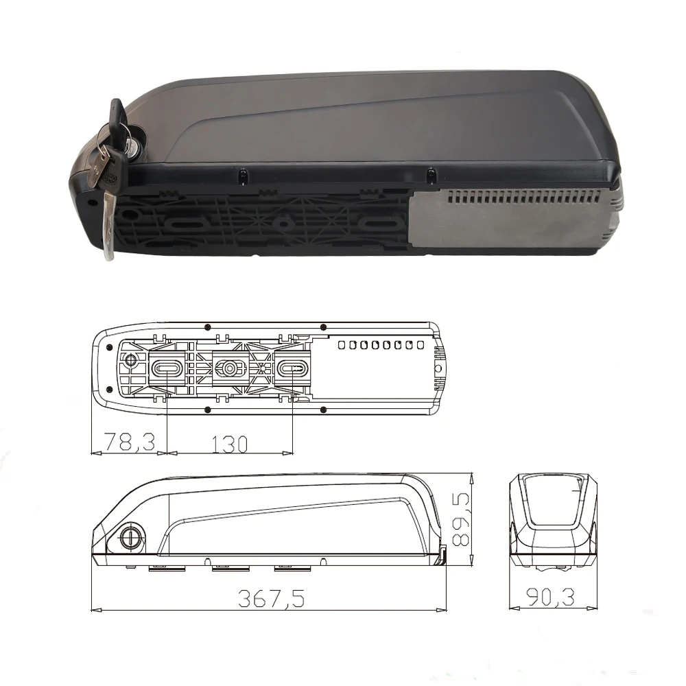Hailong ebike batterie montage platte halterung schienen halter – Bild 3