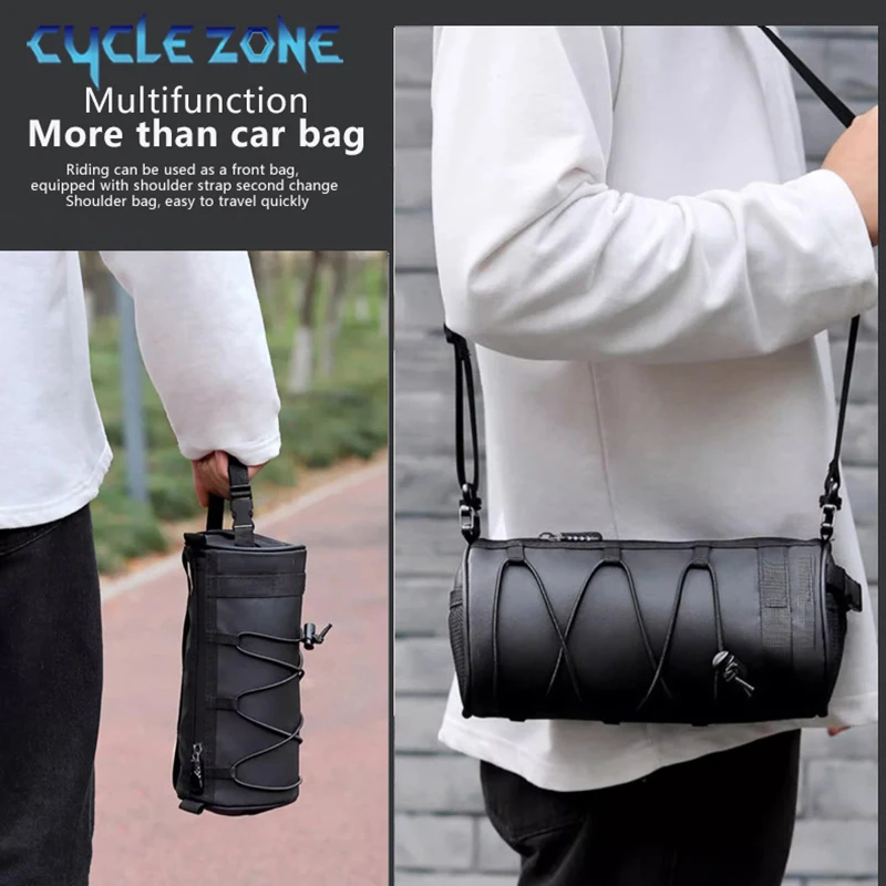 Fahrradlenkertasche, multifunktionale Fahrrad-Fronttasche – Bild 3