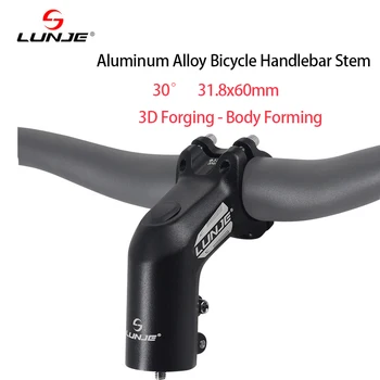 Fahrrad Lenker Vorbau Ultraleicht Aluminium Legierung Fahrrad Vorbau 31,8mm 25/35/30 Grad MTB Vorbau 3D