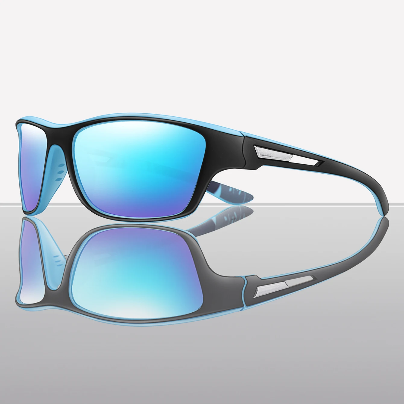 Polarisierte Fahrrad-Sonnenbrille für Herren und Damen, Outdoor-Sport – Immagine 4