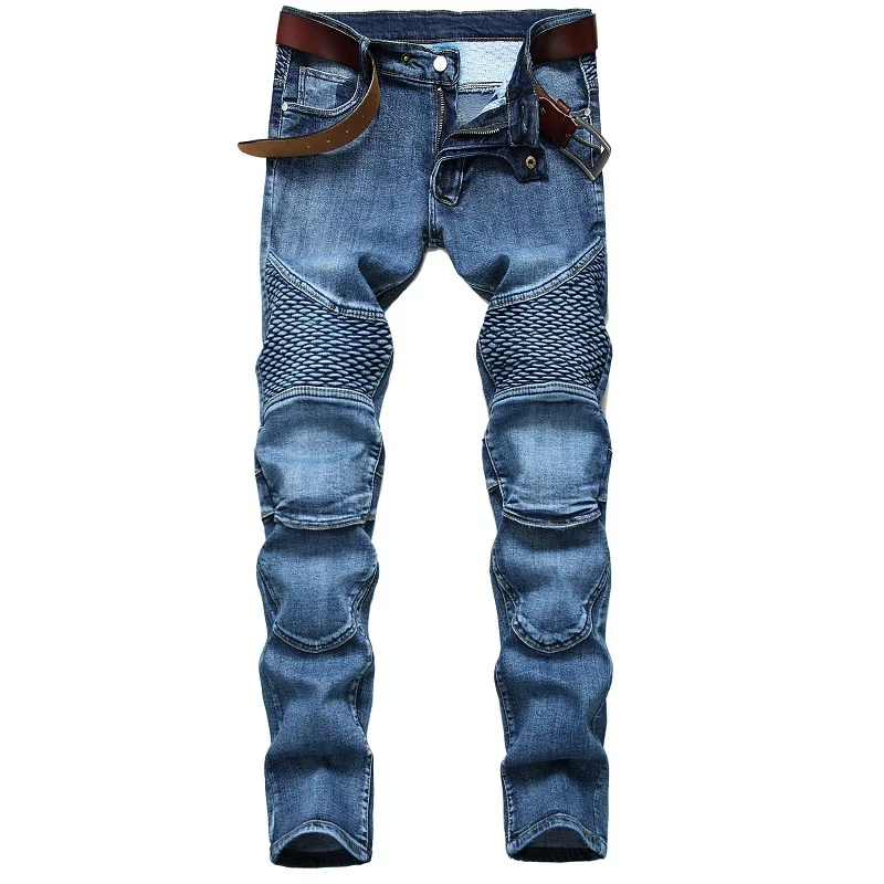 Motorrad Hosen Männer Moto Jeans Schutz Getriebe Reiten Touring – Image 6