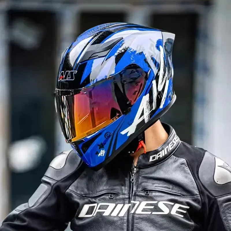 Motorrad Helm Full Face Doppel Objektiv Off-road Racing Helm Capacetes De Moto DOT Zertifizierung Motocross