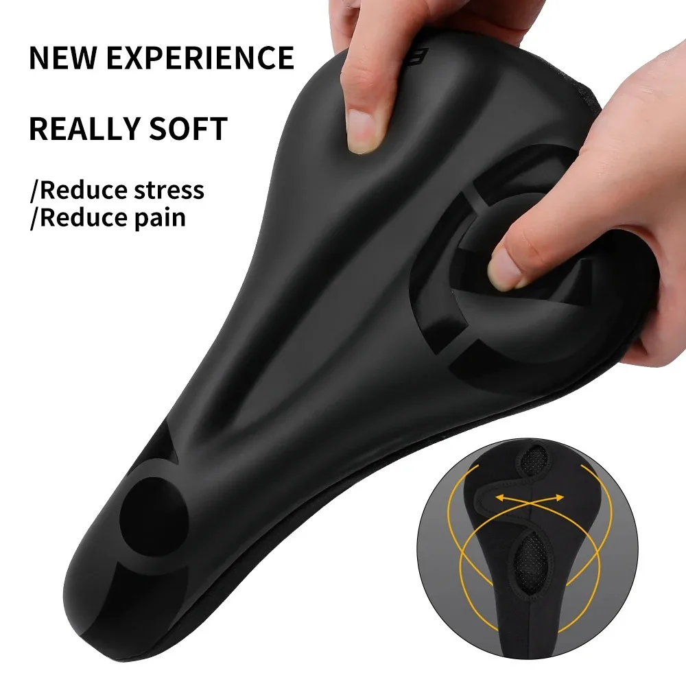 ESLNF Gel Soft Bike Anti-Rutsch-wasserdichter Sattelbezug Kissen – Image 6