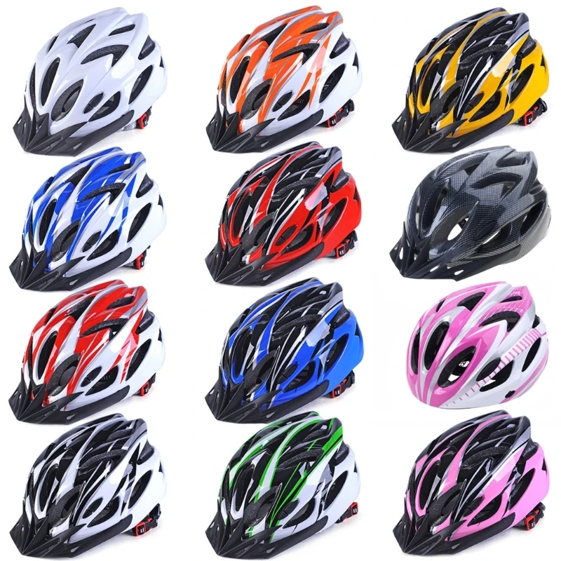 PMT Neuer Fahrradhelm mit Komfortpolsterung, Leichter Hohlraum-Kopfschutz, Sicherheits-Fahrradhelm für MTB
