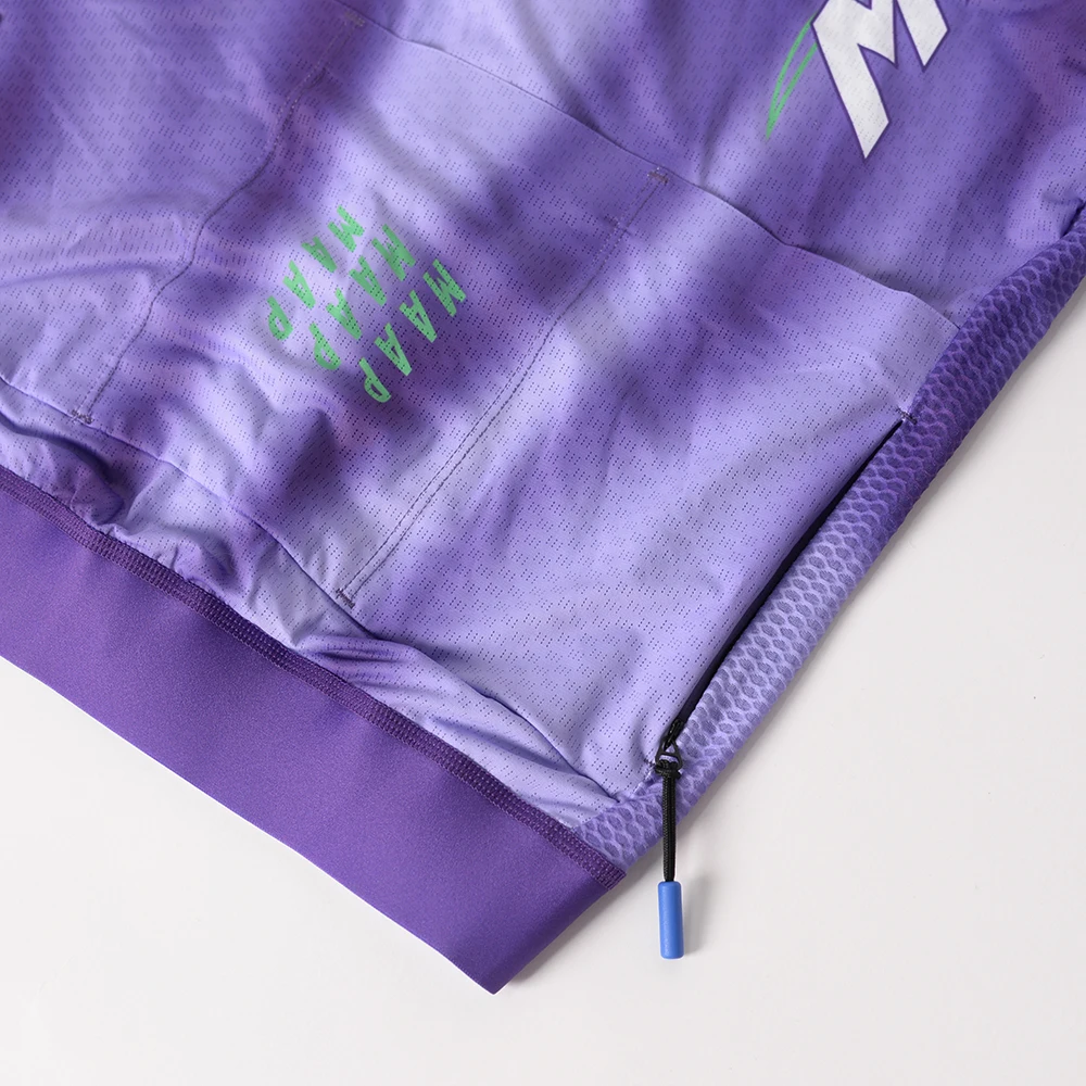 Herren Damen Radtrikot Kurzarm Leichtes Passform-Fahrradbekleidung – Image 6