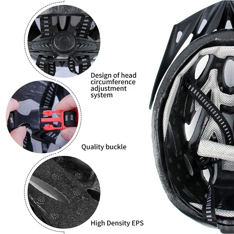 PMT Neuer Fahrradhelm mit Komfortpolsterung, Leichter – Immagine 5