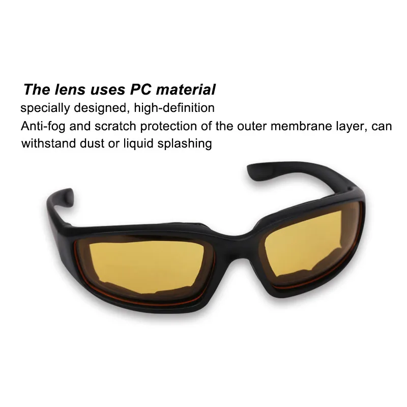 Wind dichte Motorrad brille UV-Schutz Männer Motor brille fahren – Image 3