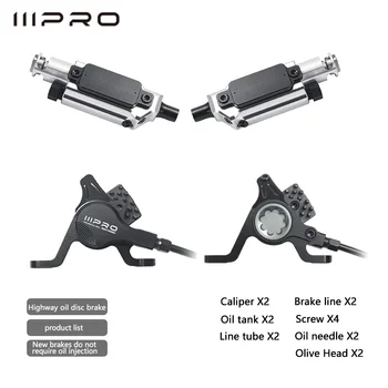 IIIPRO Fahrrad Mechanische Seilzugbremse Umgebaut zu Hydraulischer Bremse Modifizierte Teile