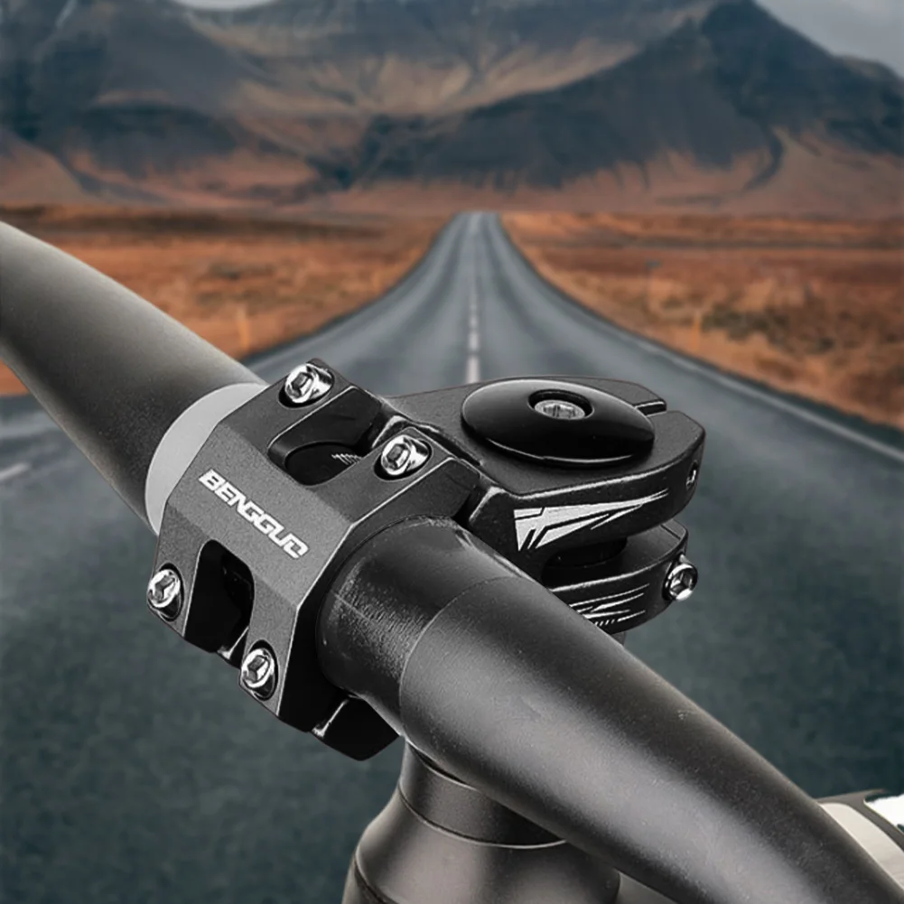 MTB Fahrrad Vorbau 31,8mm kurze Lenker Vorbau Aluminium legierung – Immagine 3