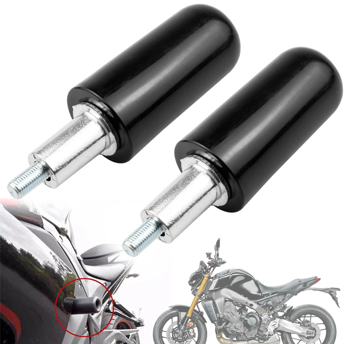 Motorrad Rahmen Sliders Universal Anti Crash Protector Rahmen Sliders Kit Motorrad Zubehör Fallende Schutz