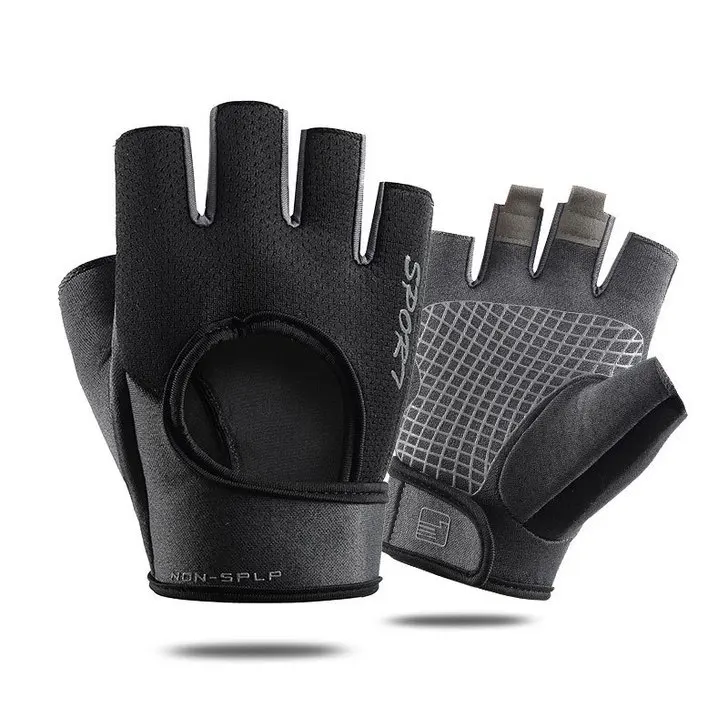 Fahrrad-Sport-Halbfingerhandschuhe Atmungsaktive Rutschfeste MTB-Fahrradhandschuhe Schweißabsorbierende
