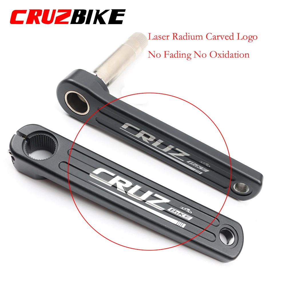 CRUZbike Rennrad Kurbelgarnitur 155/160/165/170/172,5/175 mm Kurbel – Immagine 4