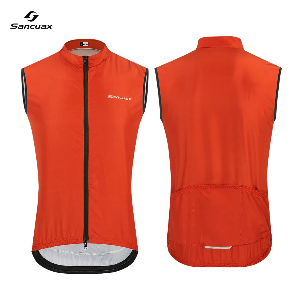 Winddichte, ärmellose Fahrradjacke für Herren und Damen – Image 6