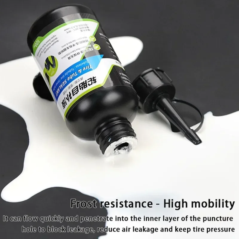 120 ml Fahrrad Tubeless Reifen Dichtstoff MTB Rennrad Reifen Reparatur – Image 4