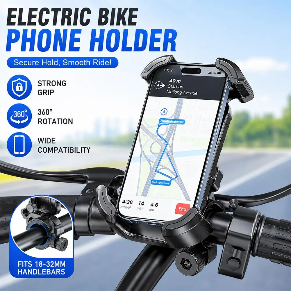 Fahrrad-Handyhalterung Motorrad-Handyhalter Lamicall – Immagine 3