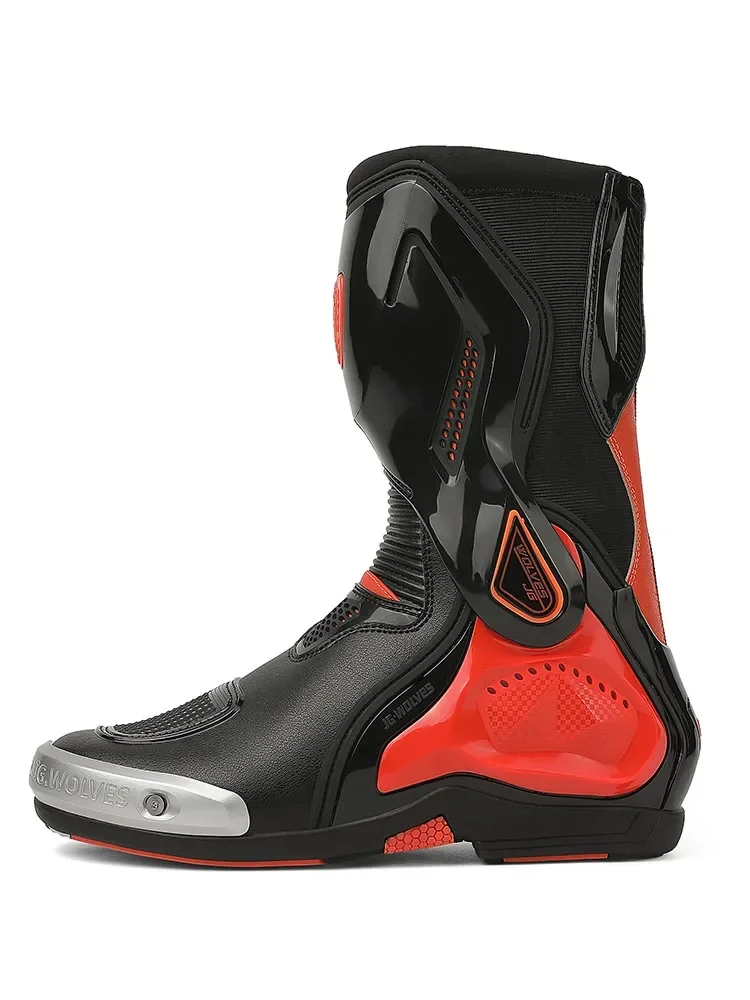 Motorradstiefel Racing Off-Road-Schuhe Kreative rutschfeste High-Top-Motorrad Professionelle wasserdichte