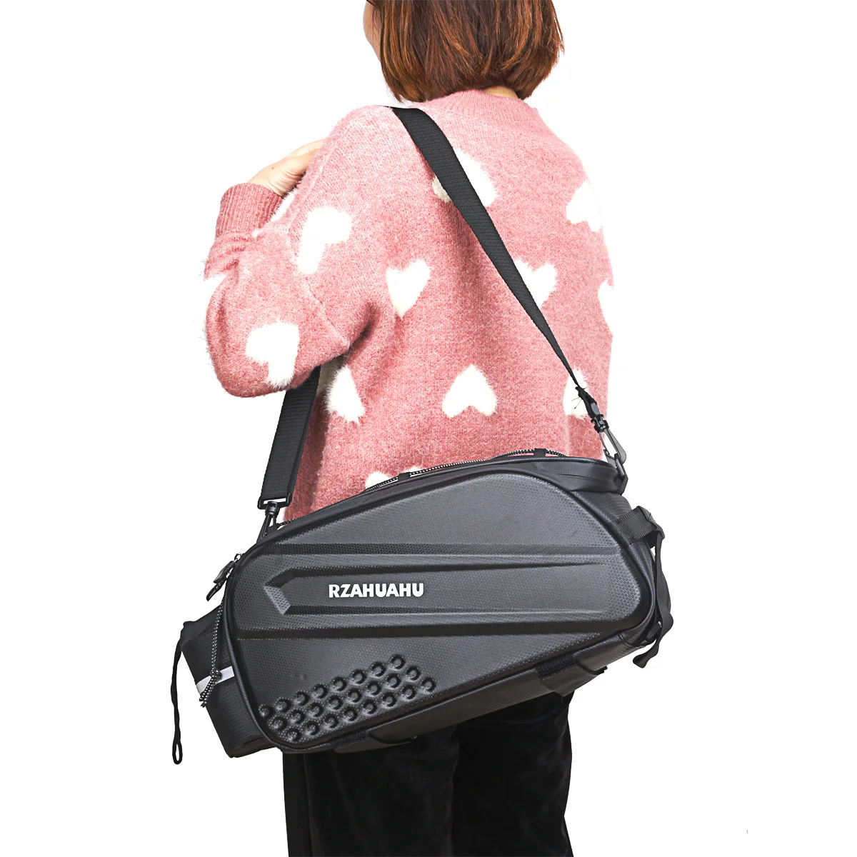 Fahrradtaschen Große Kapazität Fahrradträger Tasche Gepäck Schulter – Image 5