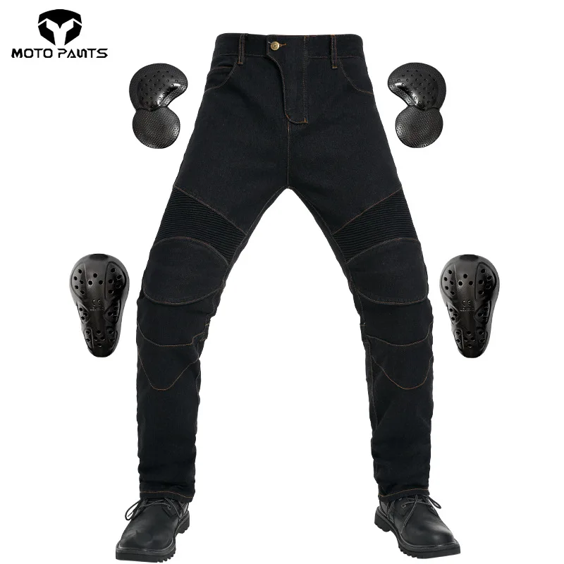 Motorrad Jeans Tragbare Motorrad Moto Hosen Touring Racing Reithose – Image 4
