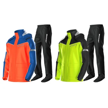 Motorrad-Regenanzug, wasserdicht, geteilter Regenmantel, Anzug, Radfahren, Motorradjacke und Hose, leicht