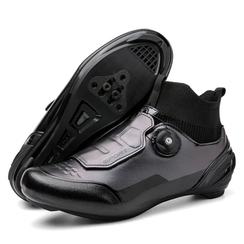 Radfahren Sneaker MTB Männer Sport Rennrad Stiefel Flache Racing Geschwindigkeit Turnschuhe Trail Mountainbike