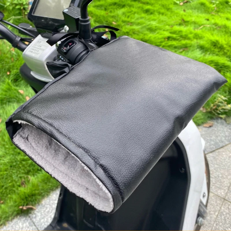 Motorrad-Lenkerstulpen Winterausrüstung Handschuh-Wärmer Wasserdichte – Image 6
