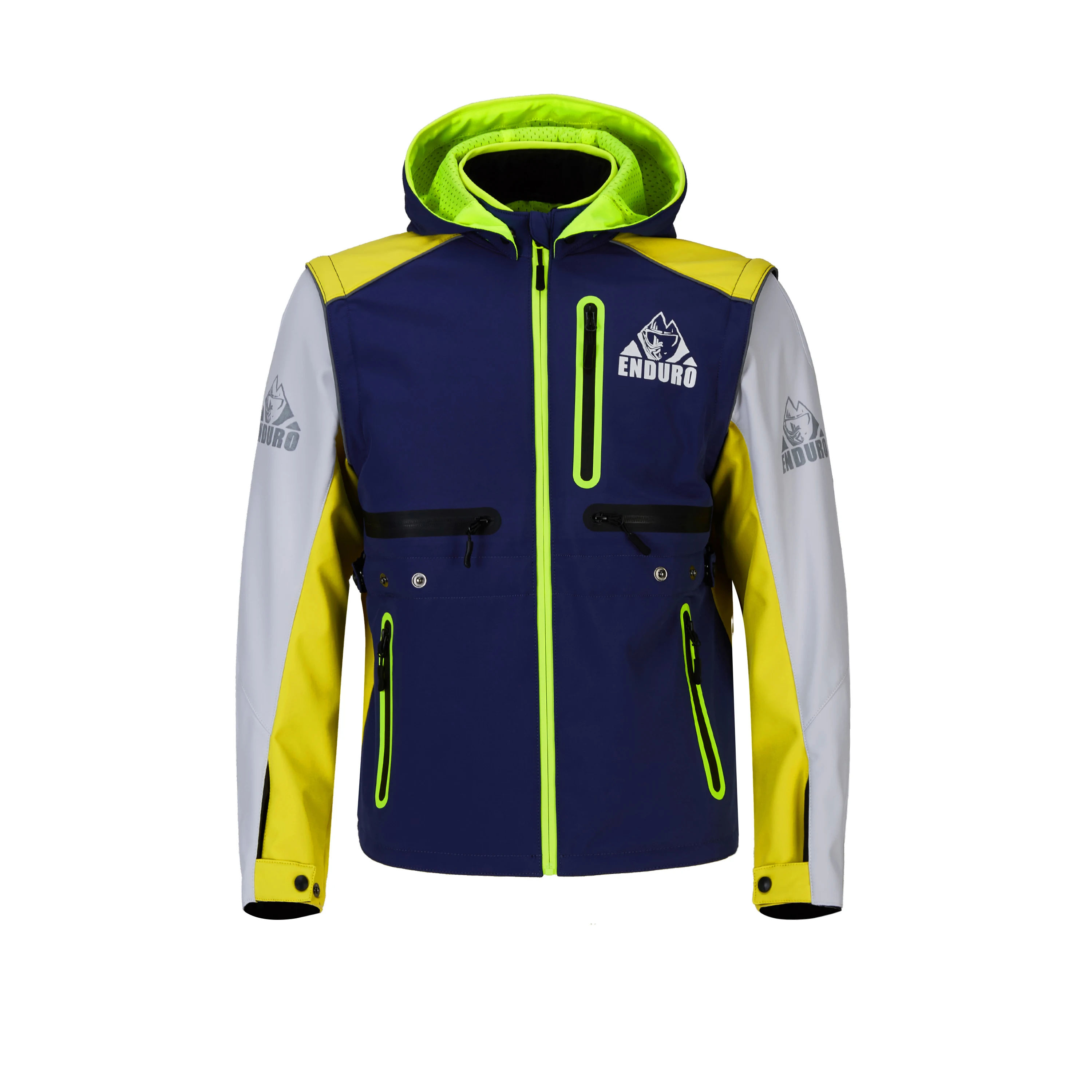 Winddichte, warme Offroad-Jacke, Motorrad-Renn-Offroad-Jacke, Trenchcoat, Softshell-Motorradjacke