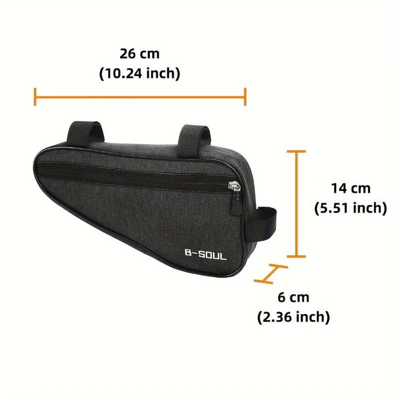 Fahrrad Dreieck Tasche Fahrrad Front Rahmen Lenker Lagerung Tasche – Bild 6