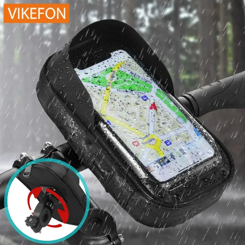 Fahrrad Motorrad Wasserdicht 360° ° Rotation Frontrahmen Telefonhalter Einfache universelle Navigation
