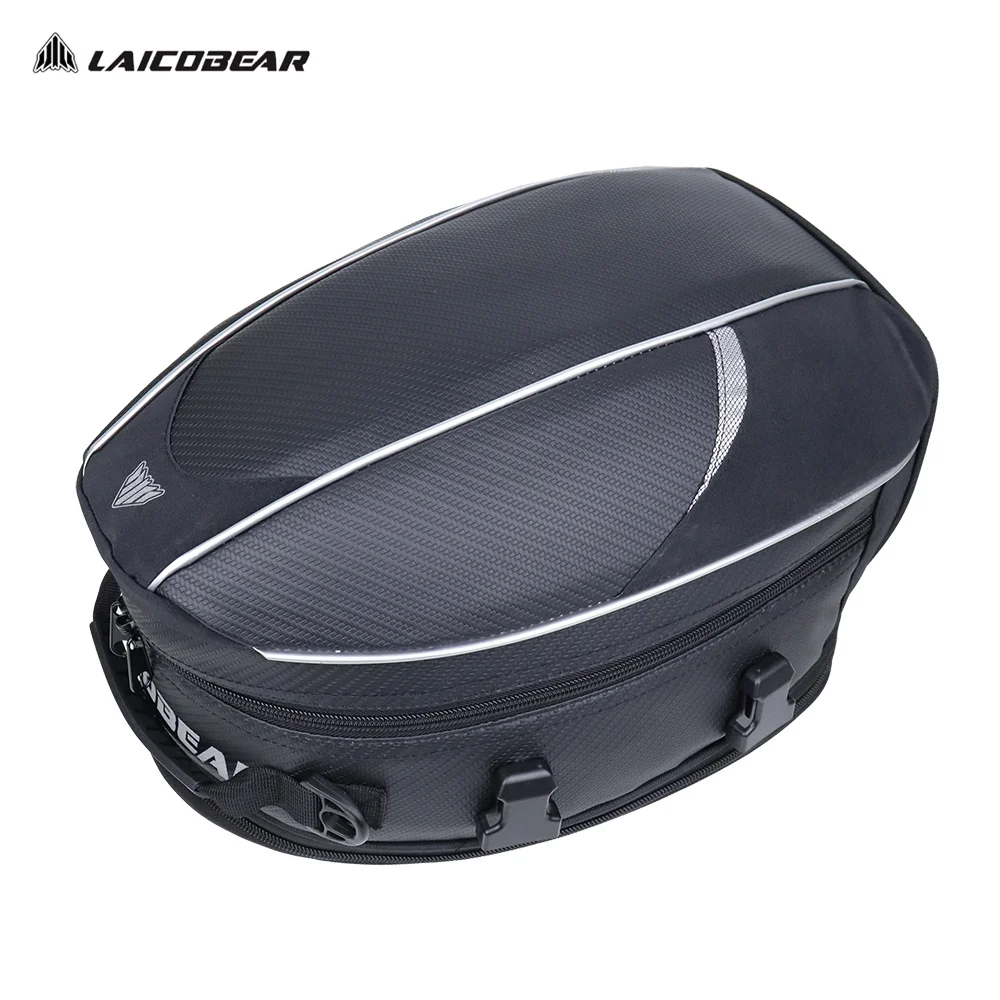 Wasserdichter Motorrad-Rucksack, Moto-Hecktasche, Motorrad-Rücksitztasche, große Kapazität