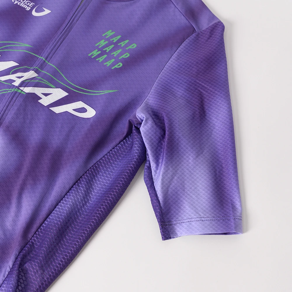 Herren Damen Radtrikot Kurzarm Leichtes Passform-Fahrradbekleidung – Image 4