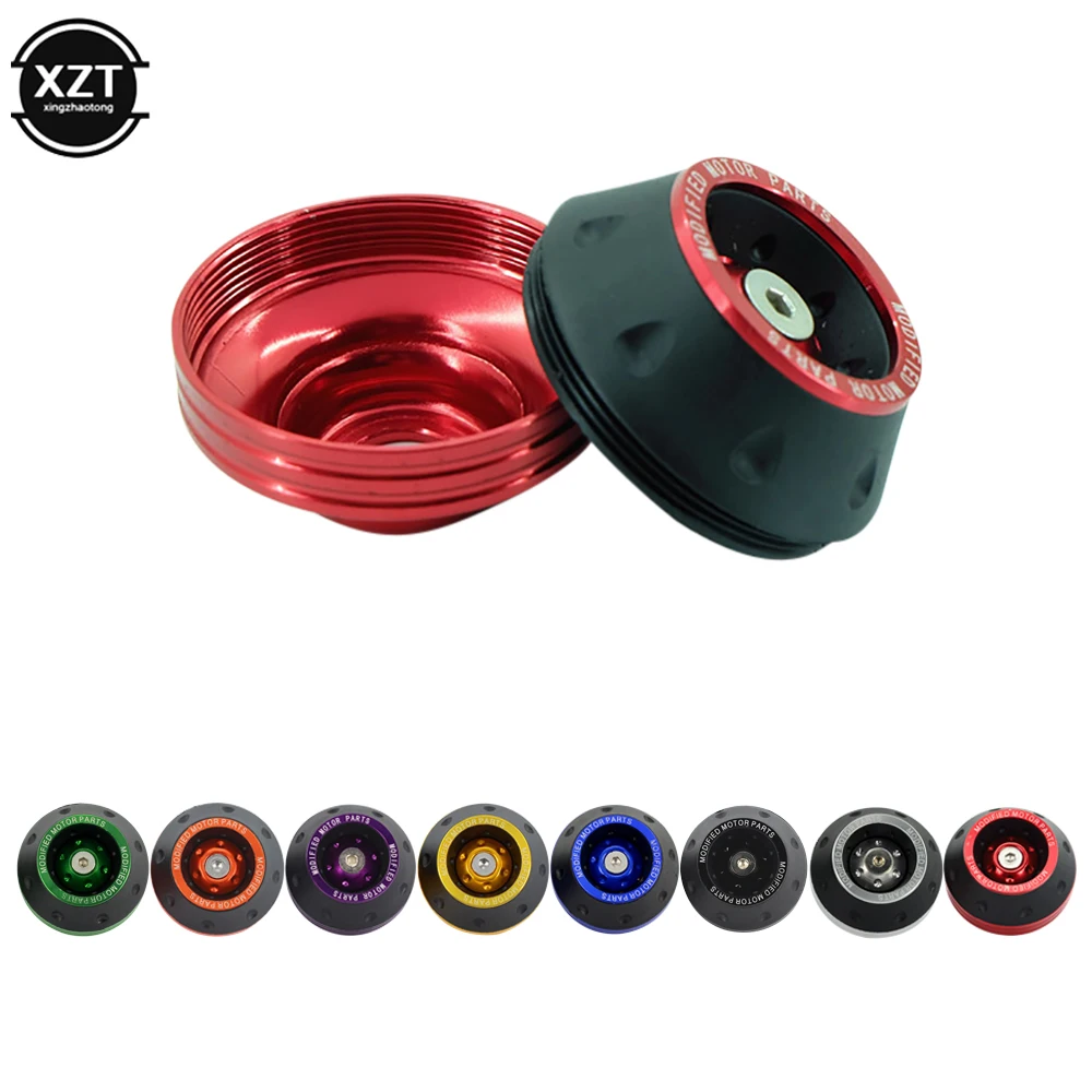 Motorrad Crash Protector Rad Schutz Pads Motorrad Motocross Reifen Rahmen Slider Bunte Moto (2 Stück)